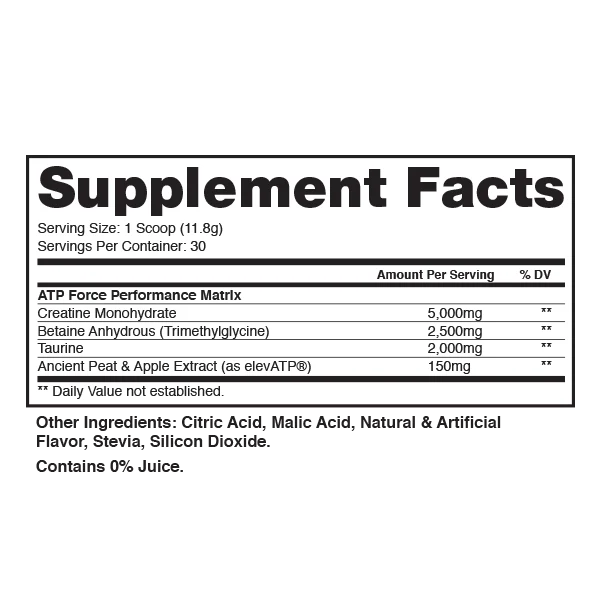 ATP Force - SISTEMA DE CREATINA MEJORADO - LIMONADA DE FRESA
